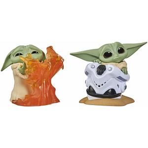 STAR WARS Kids The Child Helmet Hiding and Stopping Fire Figures 2 Pack